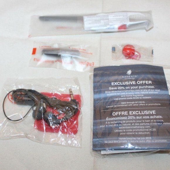 Air Canada Business Class Tweed In Flight Travel Amenity Bag Pouch Grey Red - Picture 2 of 6